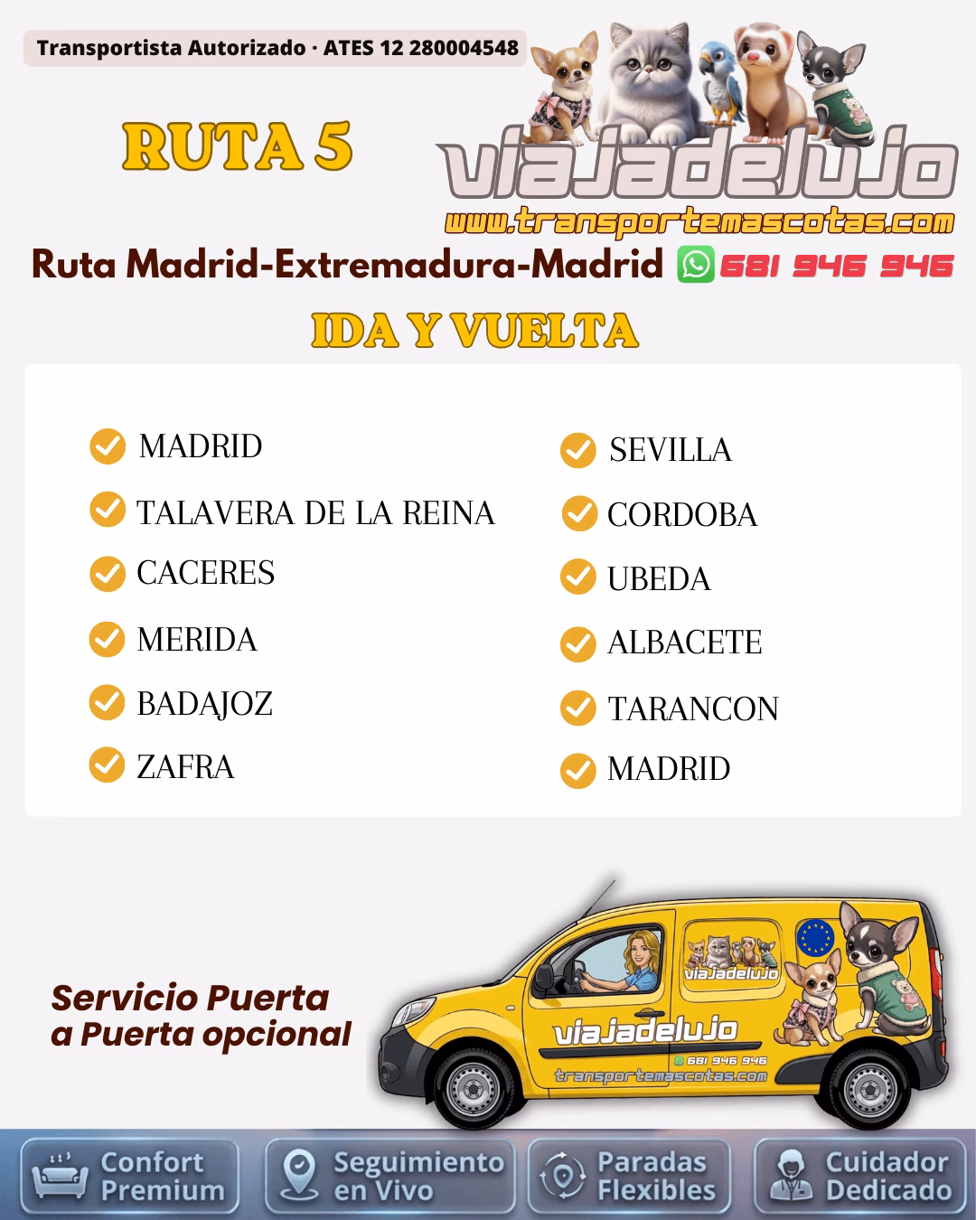Ruta 5 💎Madrid ➜ Extremadura ➜ Madrid