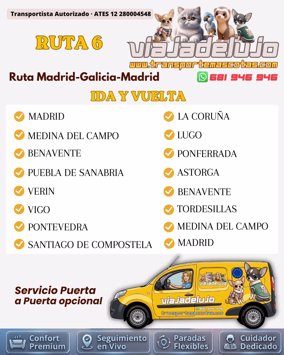 Ruta 6 💎 Madrid Galicia Madrid